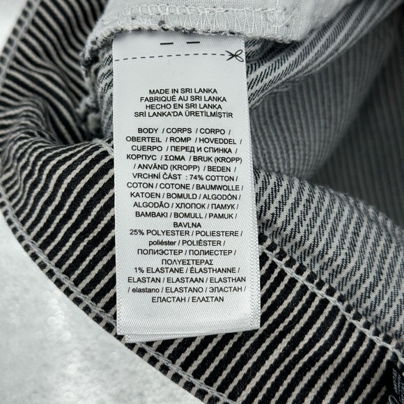 Lauren Ralph Lauren Black stripped skinny Jeans-Size 10 - Picture 5 of 5